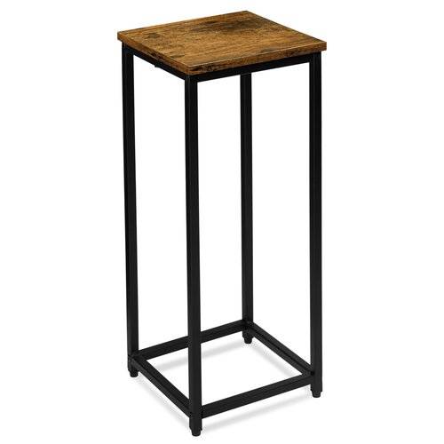 [KZ-17847] Kwietnik stojący półka ciemny brązowy 63cm