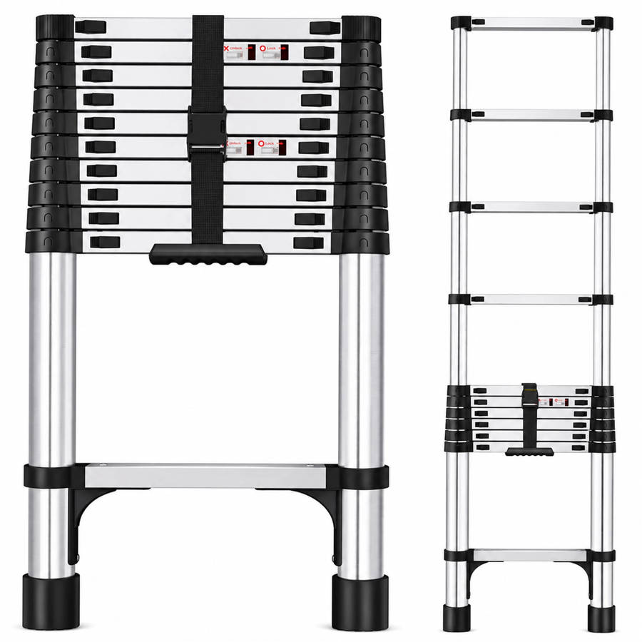 [KZ-18172] Drabina Teleskopowa 11 Stopni Składana 150kg 3,2m RC-K2568