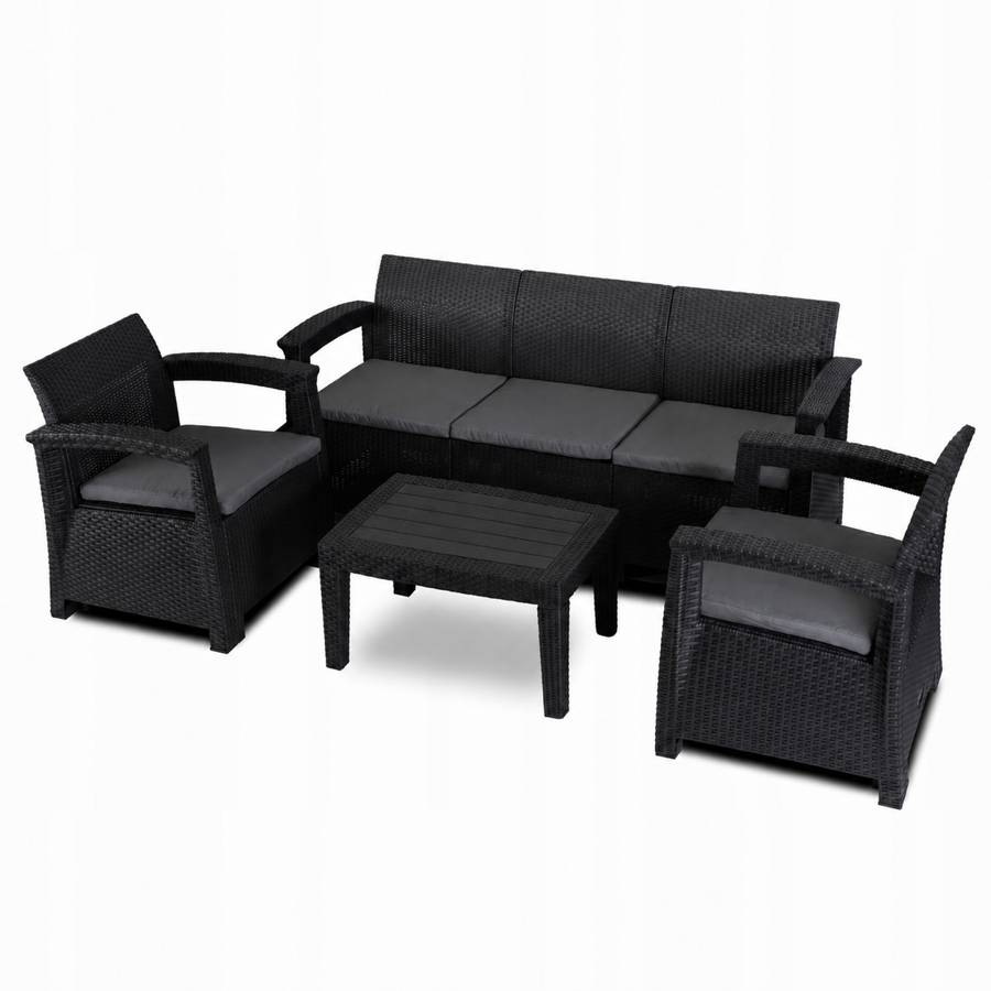 ZESTAW MEBLE OGRODOWE NB-88332 2 KRZESLA STOLIK I SOFA DUZA ( WYSYŁKA POCZTA POLSKA UMOWA)