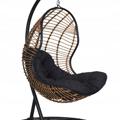 FOTEL KOKON EMPOLI BLACK-BEIGE G1250