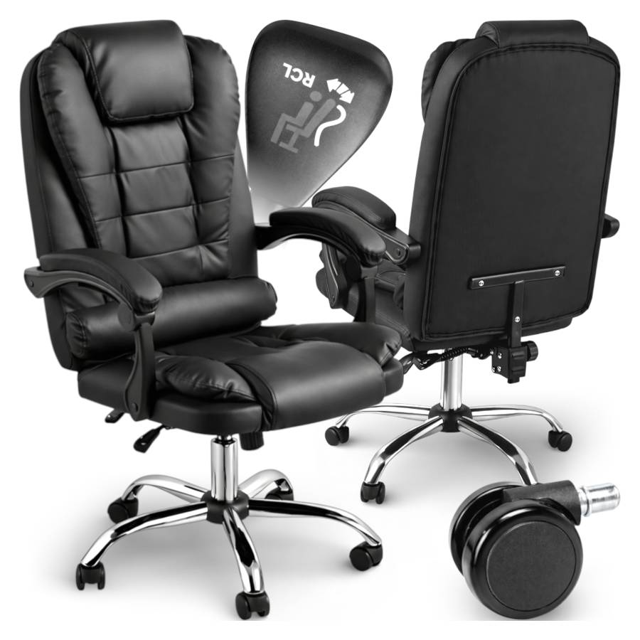 FOTEL BIUROWY CZARNY G1236