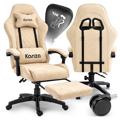 FOTEL GAMING MESH NOWY G1394 BEIGE