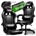FOTEL GAMINGOWY KANZA CZARNY G1163