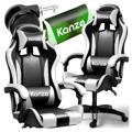 FOTEL GAMINGOWY KANZA BIALY G1161