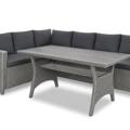 ZESTAW MEBLI OGRODOWYCH STOCKHOLM CORNER CIEMNOSZARY G1240 (PAKOWANE W 2 KARTONY)